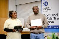 Fairtrade producers from Swaziland at SFTF awards event November 2015