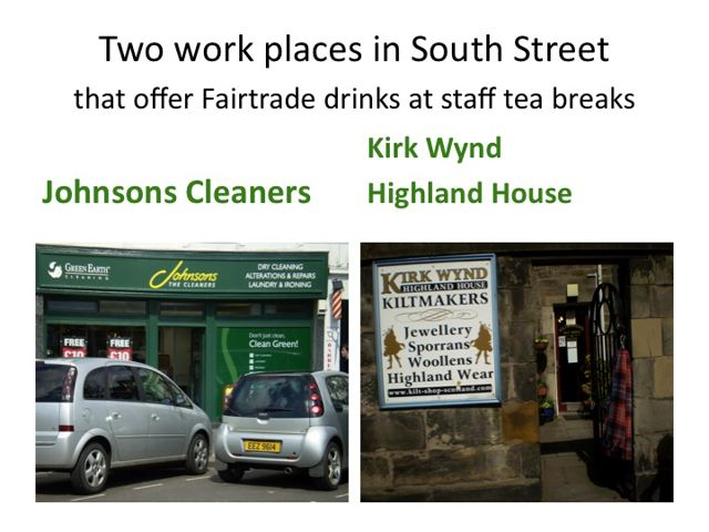 Fairtrade workplaces